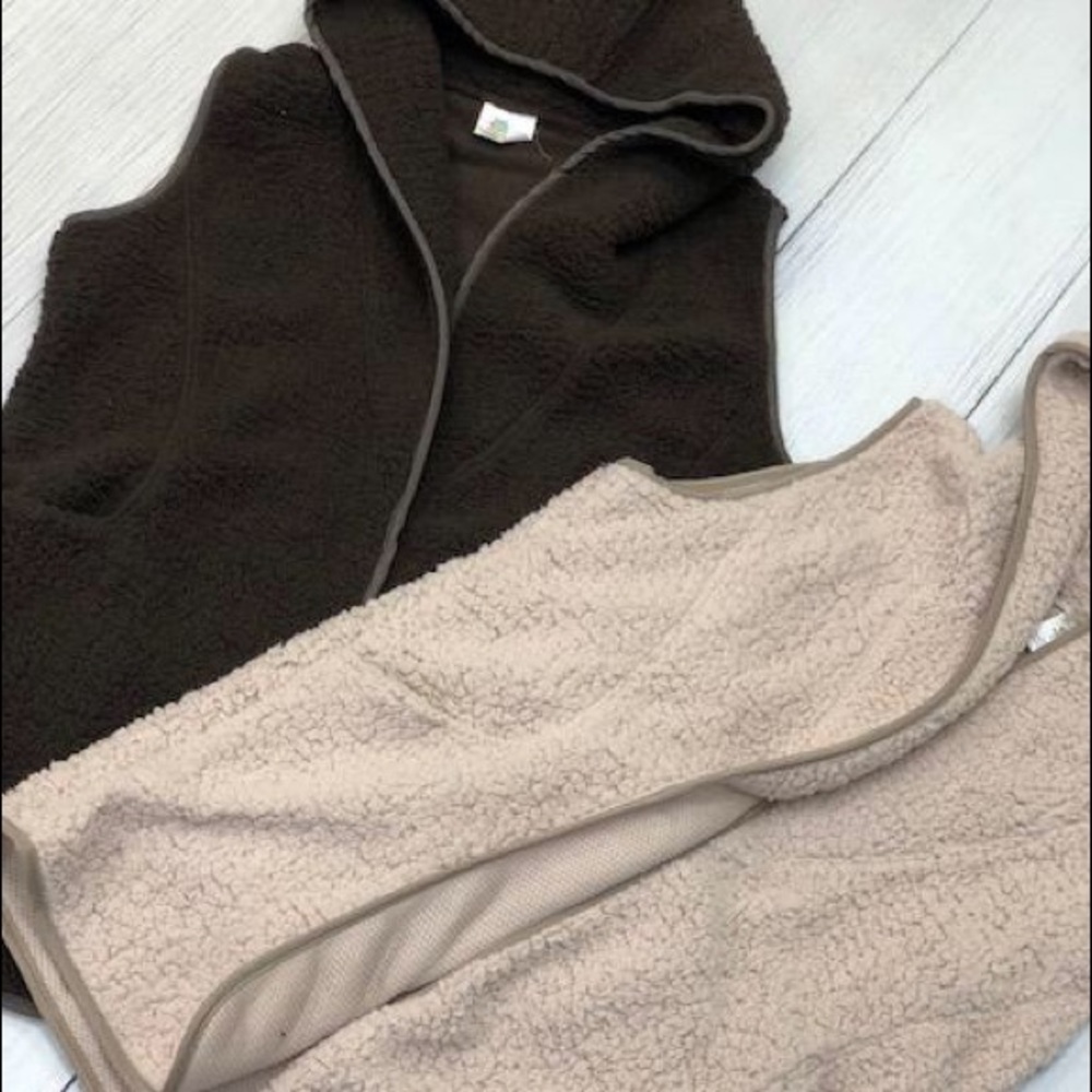 Sherpa long vest